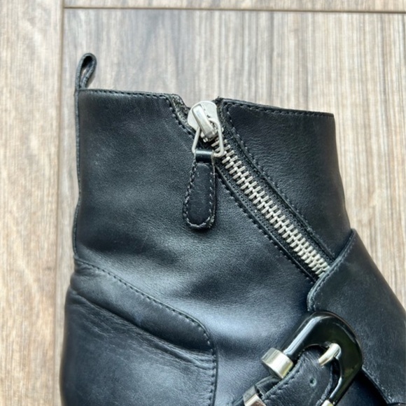 Balenciaga Black Leather Monk Strap Ankle Boots | 38 - Picture 5 of 13